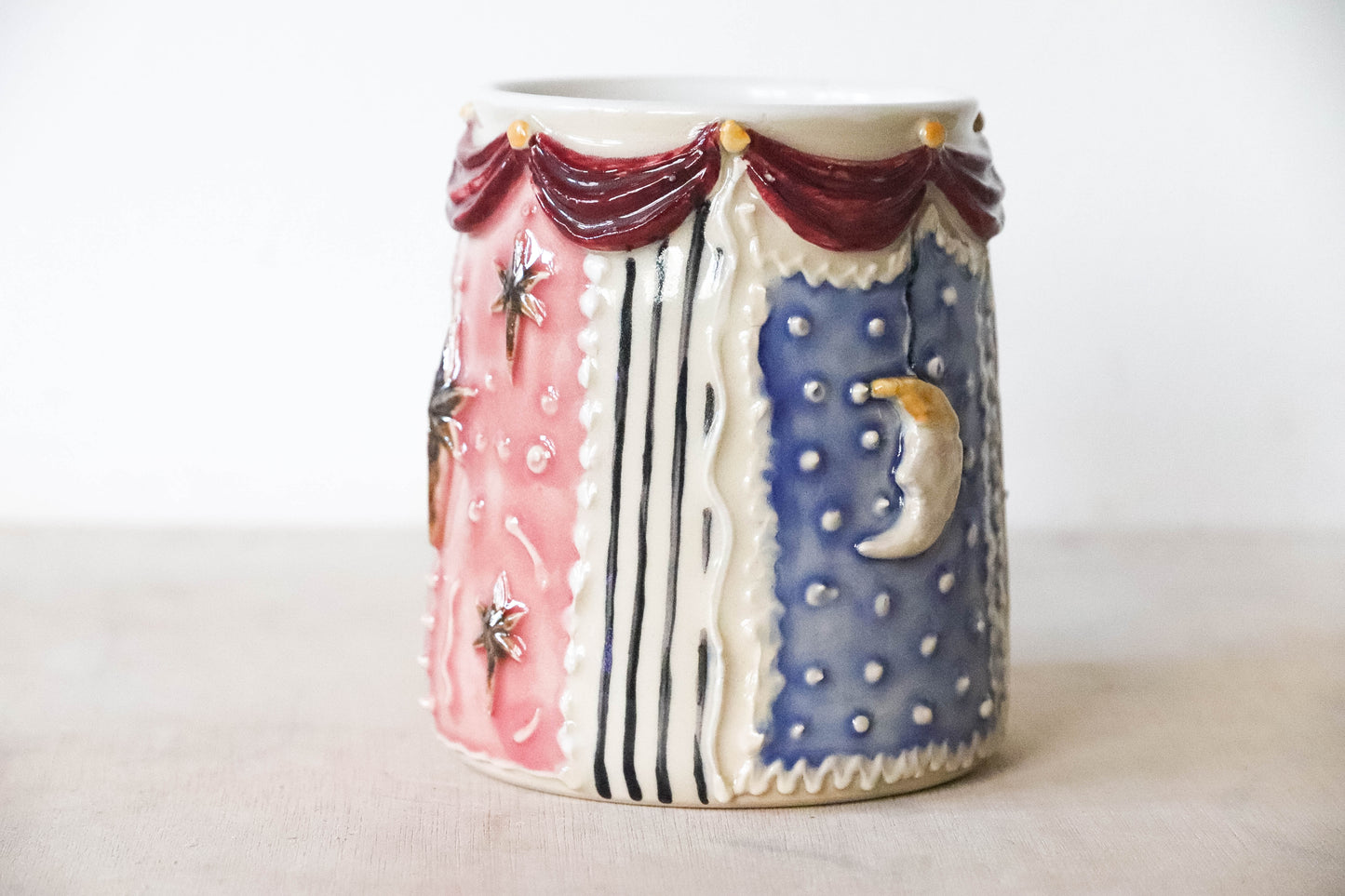 Carnival Curtains Ballerina Stoneware Mug