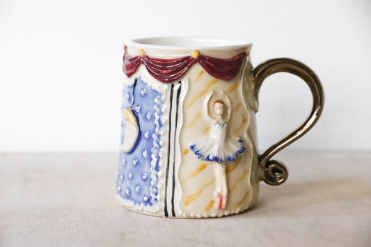 Carnival Curtains Ballerina Stoneware Mug