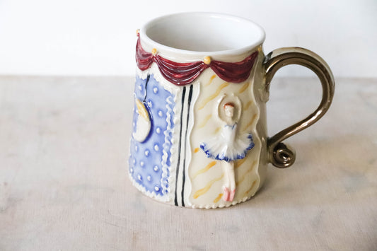 Carnival Curtains Ballerina Stoneware Mug