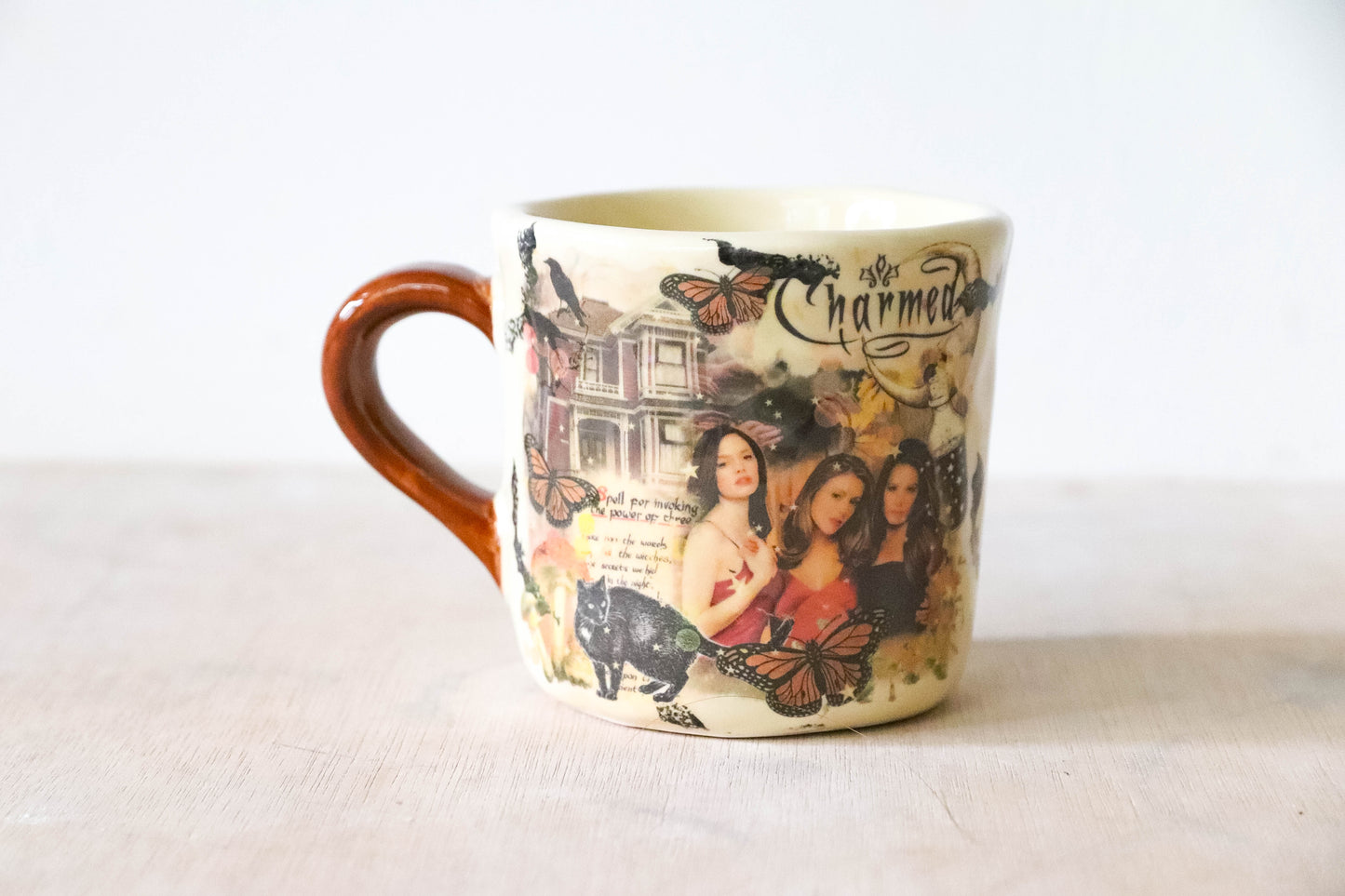 Cream Charmed Small Mug