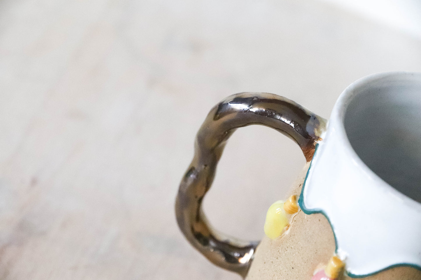 Christmas Lights Small Stoneware Mug