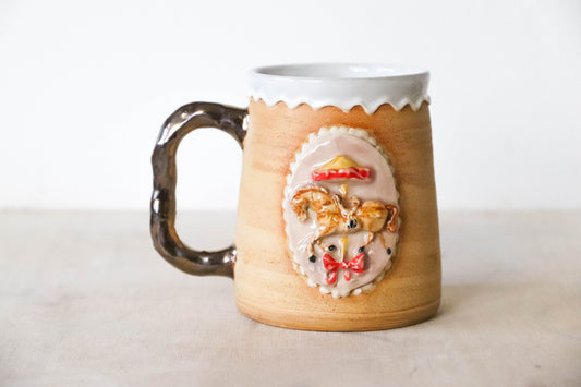Carousel Frame Stoneware Mug