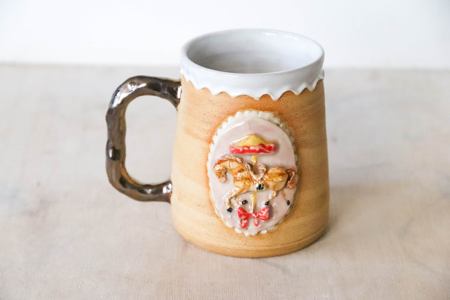 Carousel Frame Stoneware Mug
