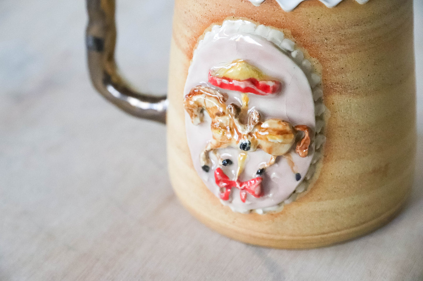 Carousel Frame Stoneware Mug