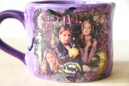 Dark Purple Buffy Mug Large