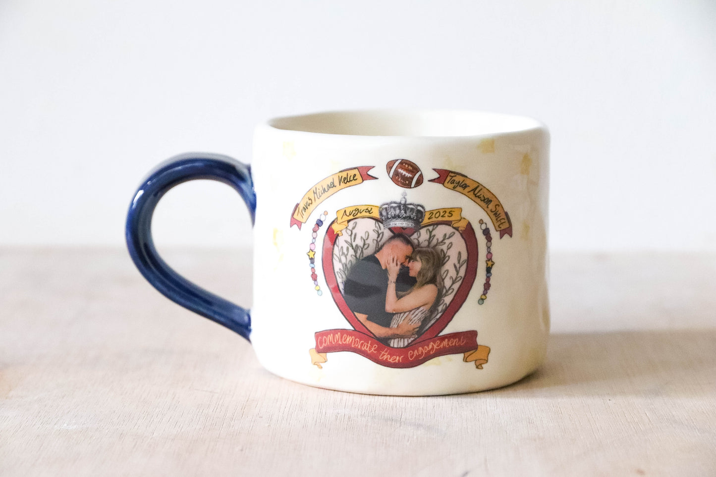 Navy Royal Engagement Mug Medium