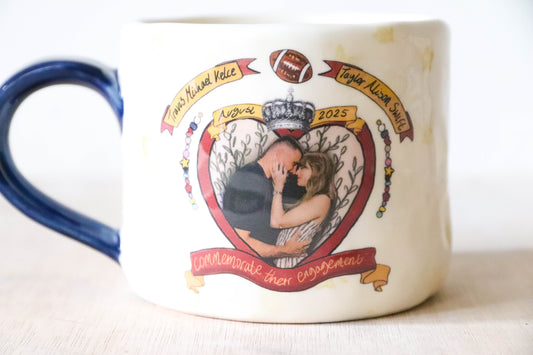 Navy Royal Engagement Mug Medium