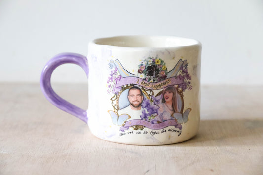 Lavender Wedding Mug Medium