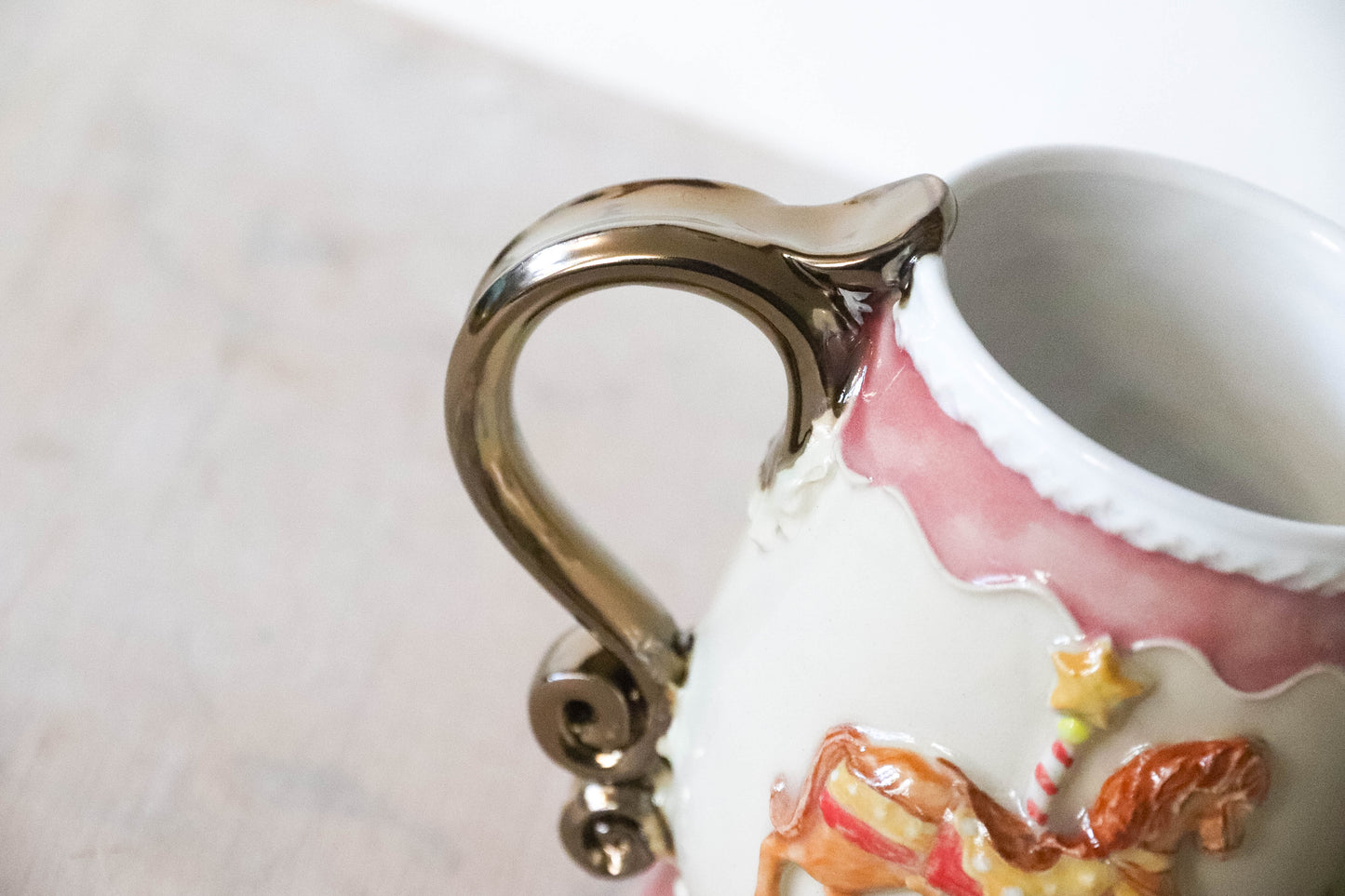 Horse Carousel Stoneware Mug