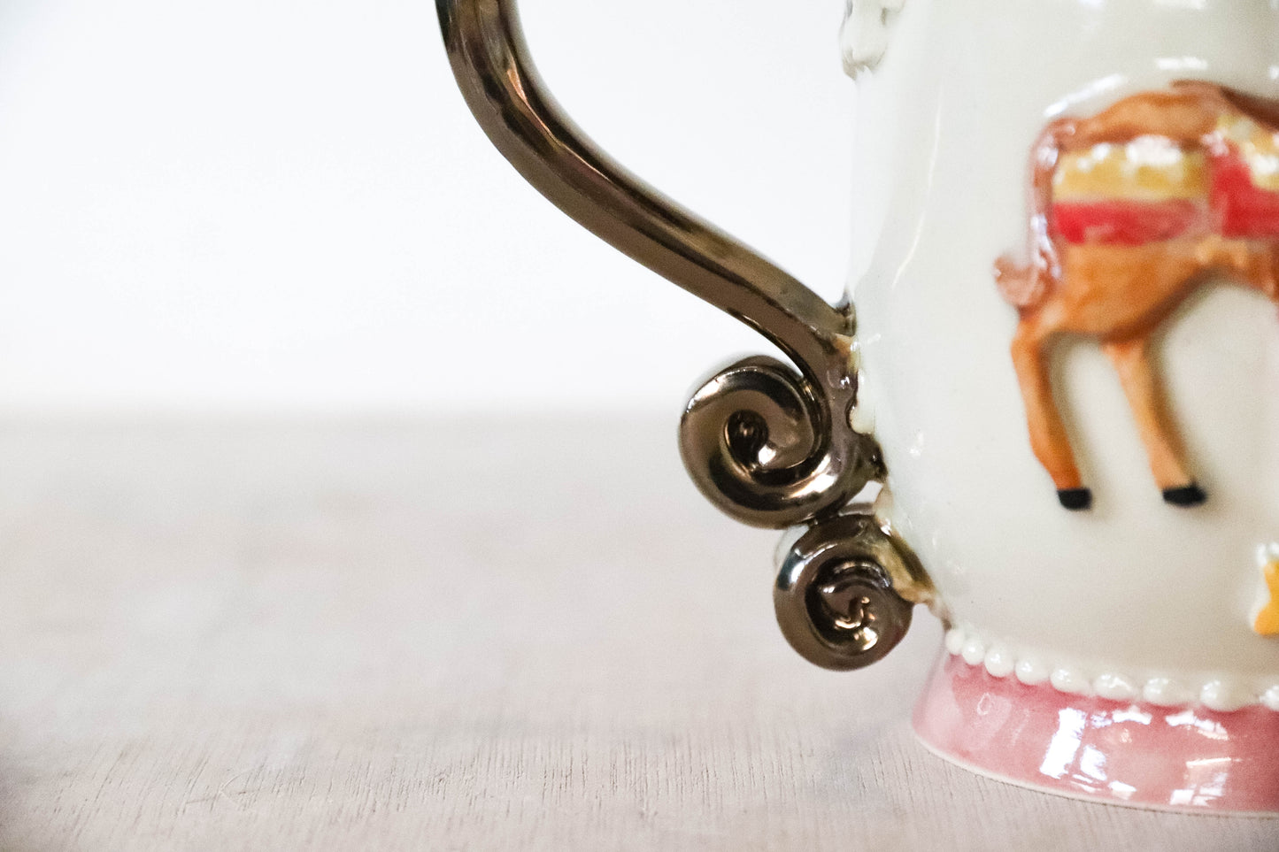 Horse Carousel Stoneware Mug