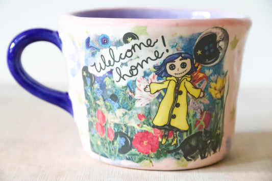 Coraline Spiderweb Mug