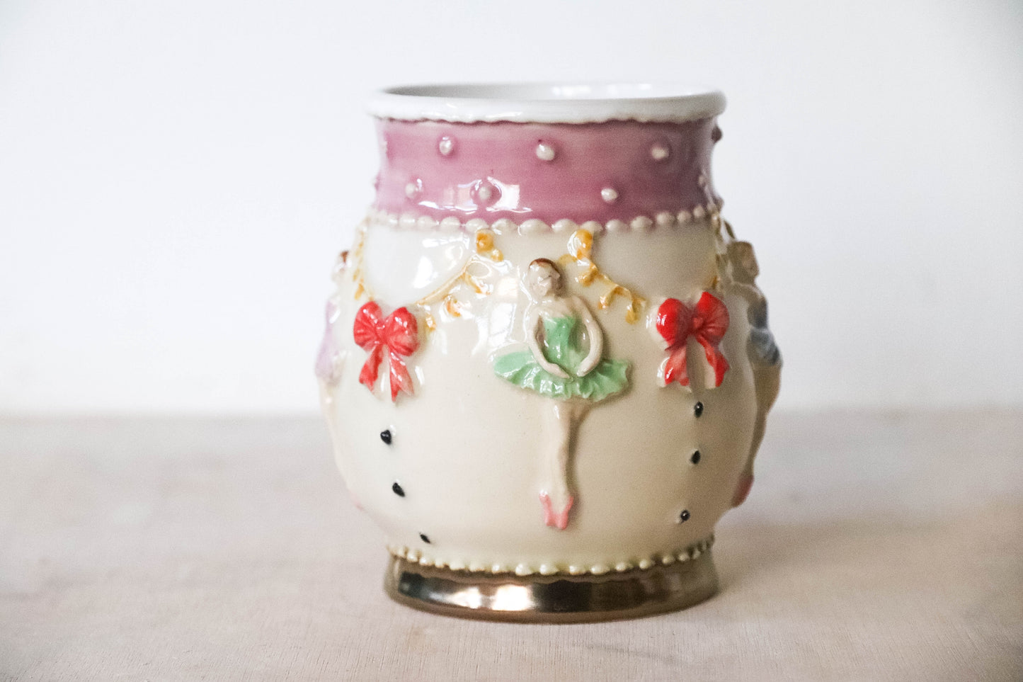 Carnival Ballerina Stoneware Mug