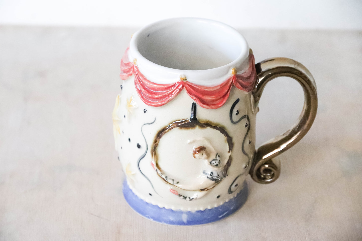 Acrobats Stoneware Mug