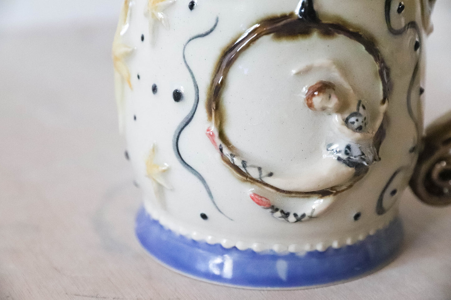 Acrobats Stoneware Mug