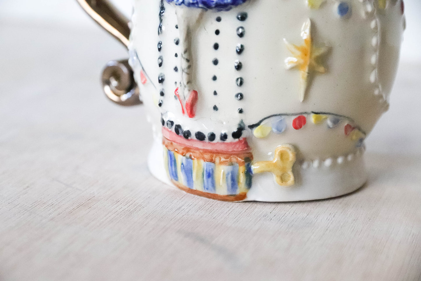 Girl in a Music Box Stoneware Mug