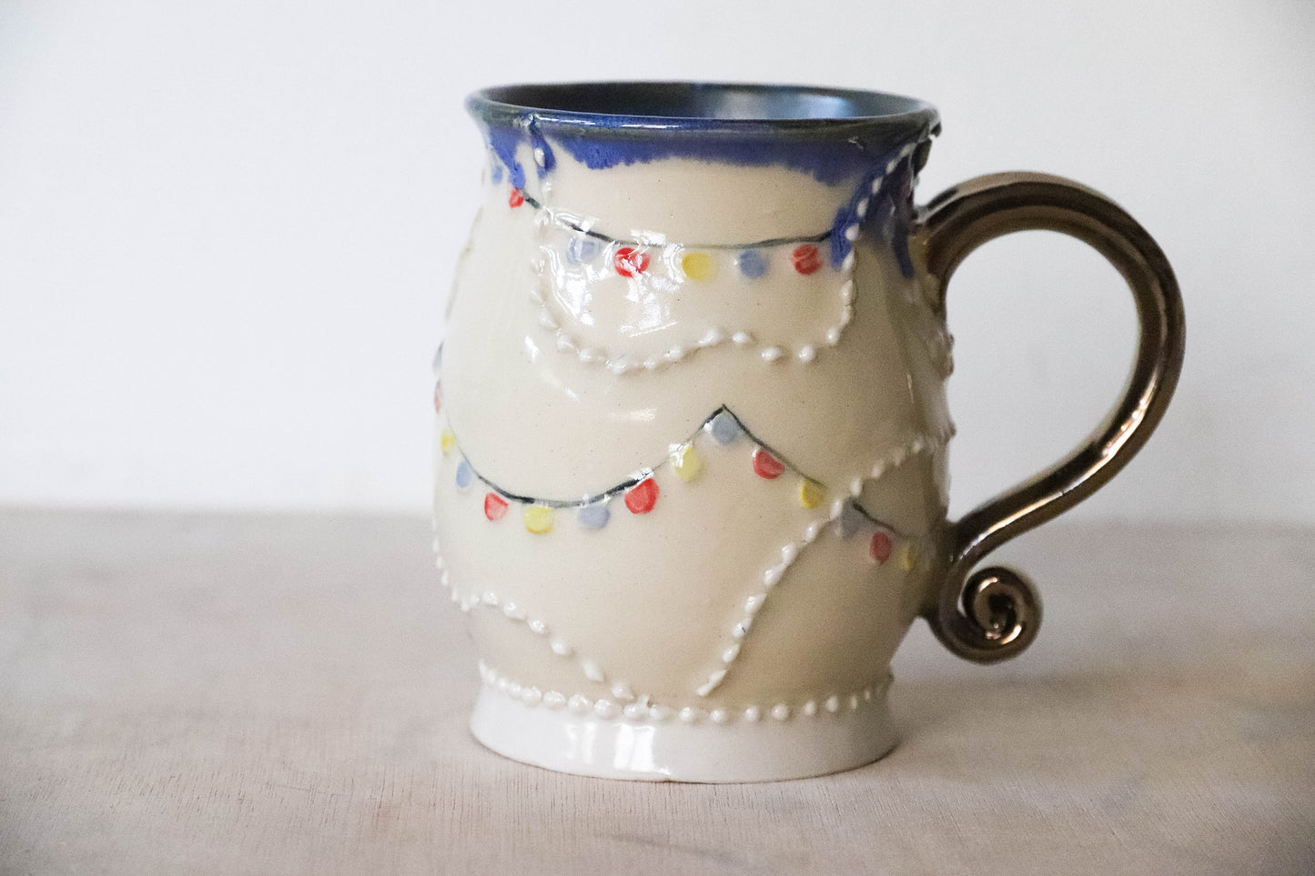 Girl in a Music Box Stoneware Mug