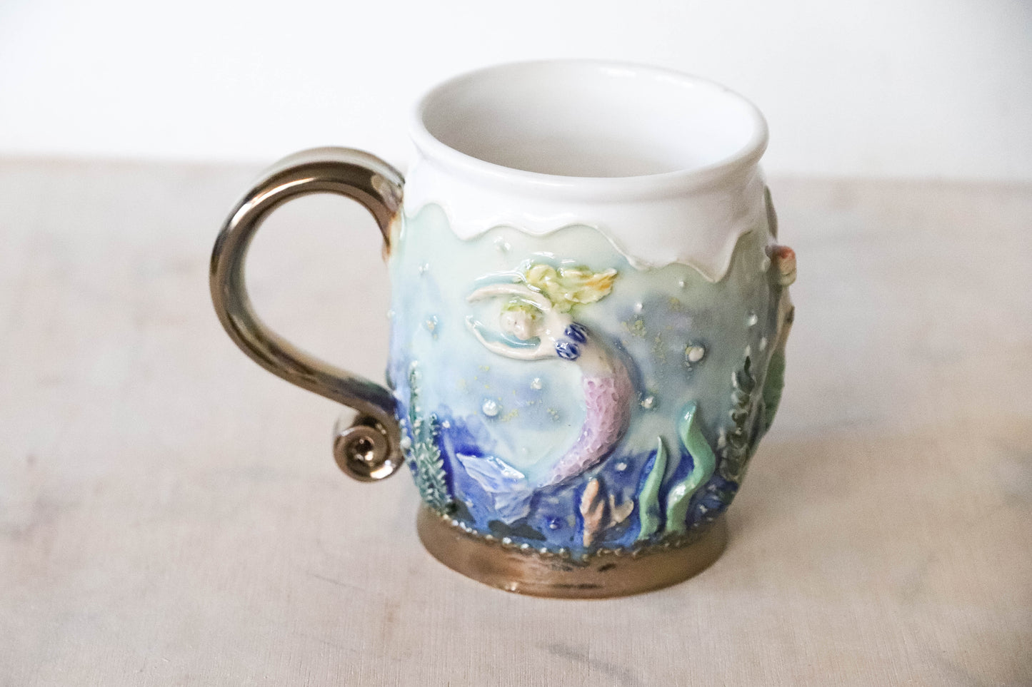 Mermaid Tank Stoneware Mug