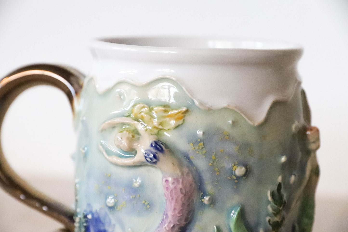Mermaid Tank Stoneware Mug