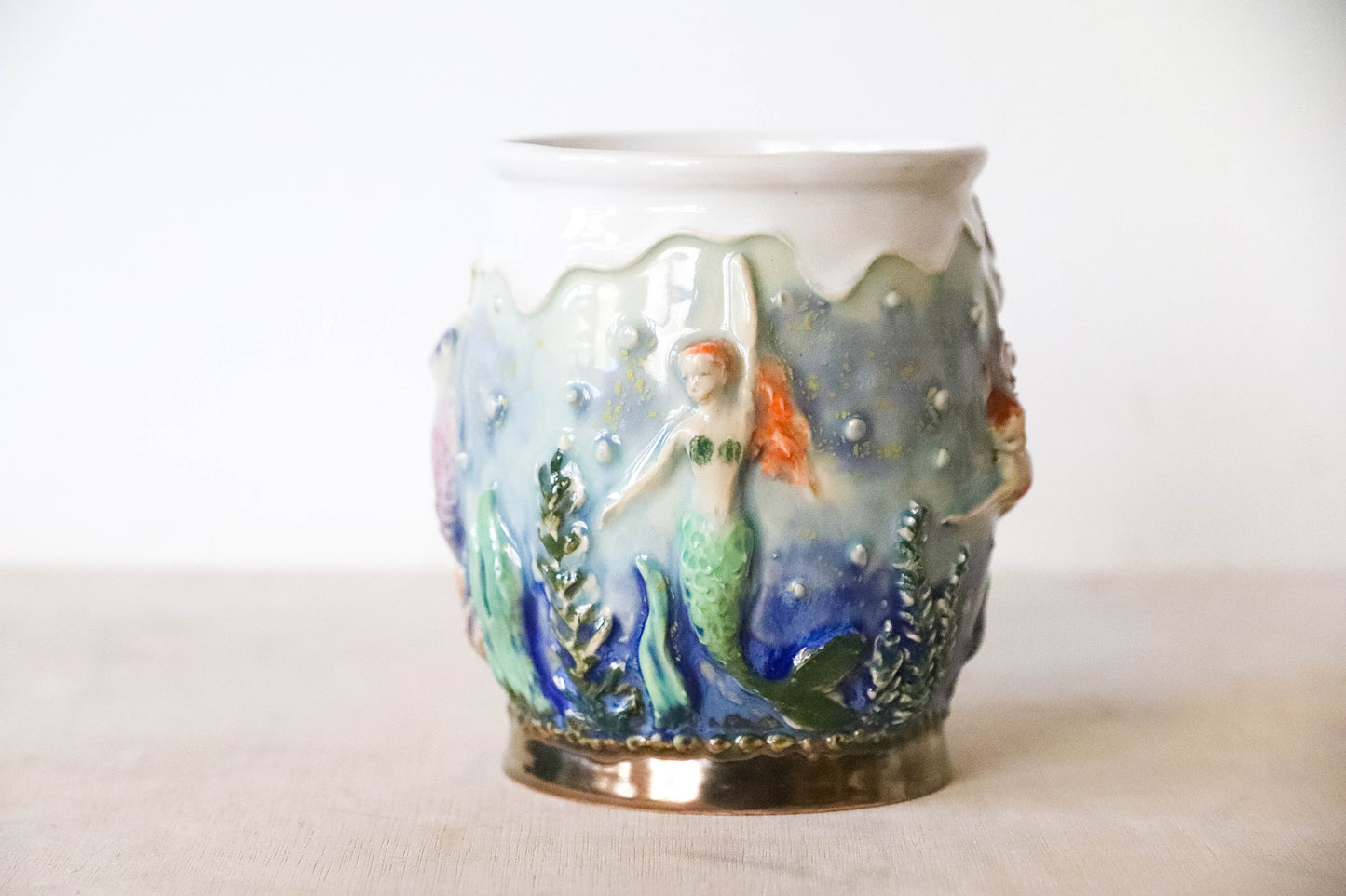 Mermaid Tank Stoneware Mug