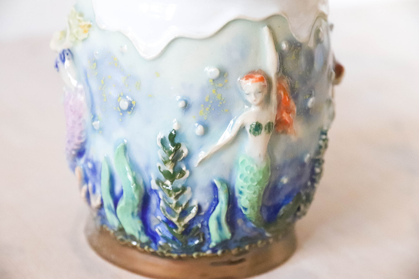 Mermaid Tank Stoneware Mug