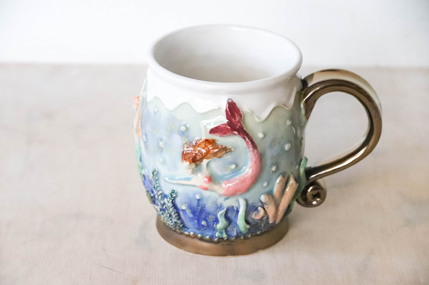 Mermaid Tank Stoneware Mug