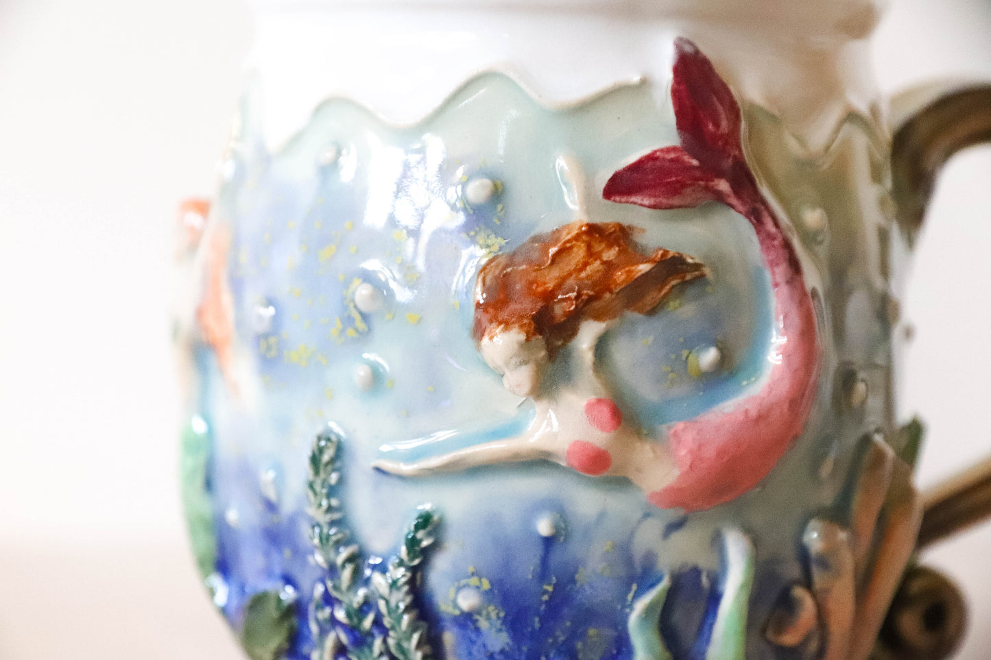 Mermaid Tank Stoneware Mug