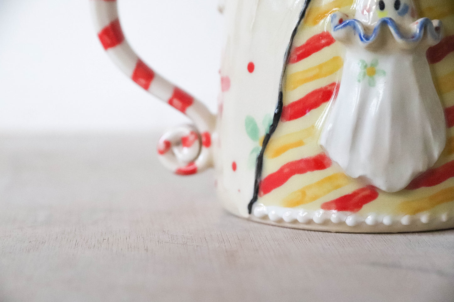 Ghost Clown Tent Stoneware Mug