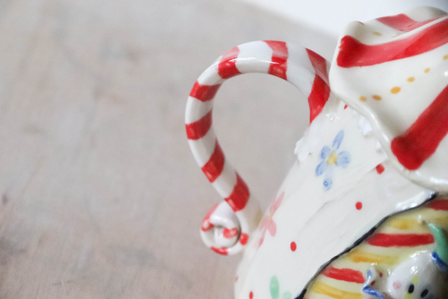 Ghost Clown Tent Stoneware Mug