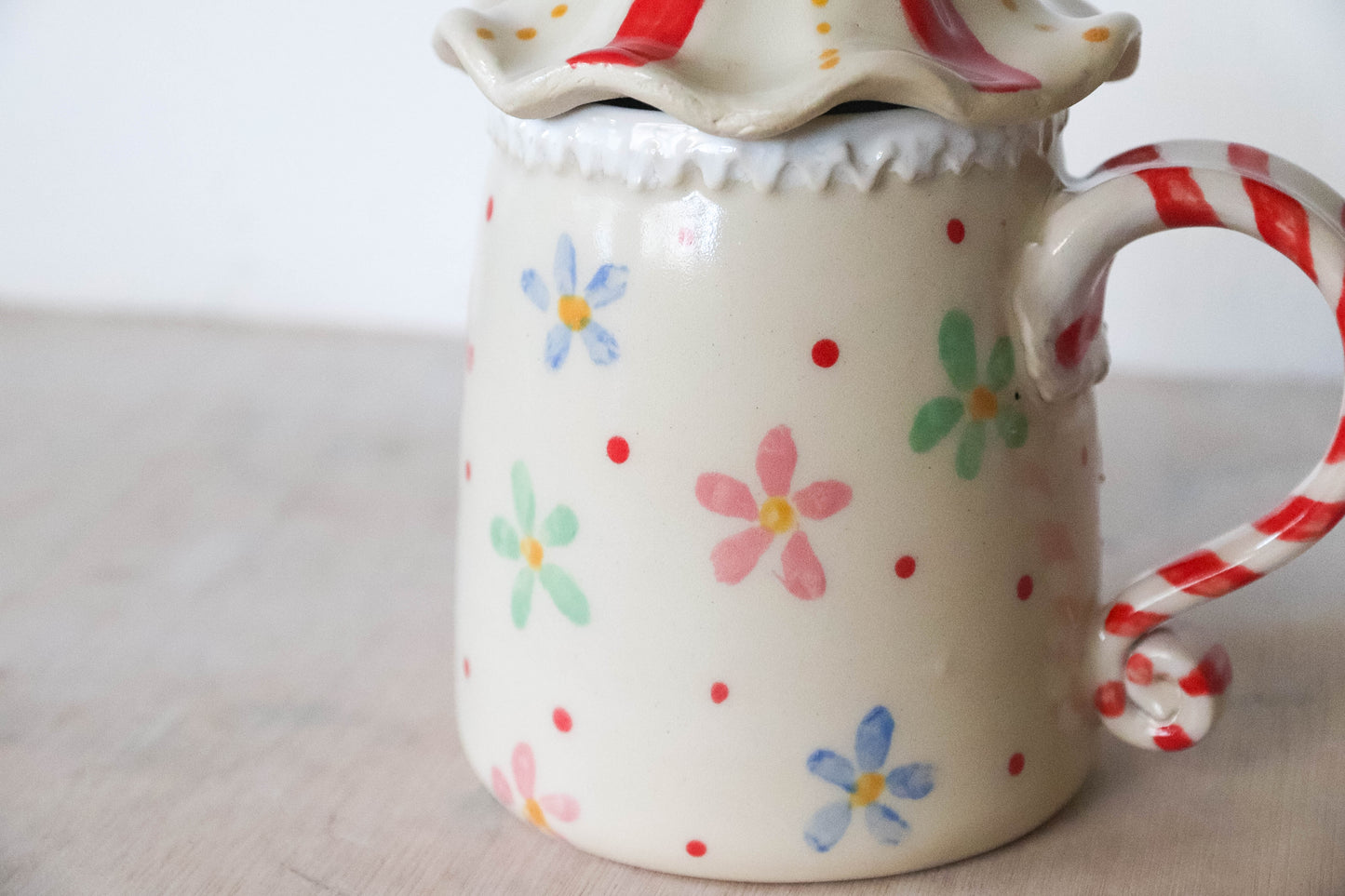 Ghost Clown Tent Stoneware Mug