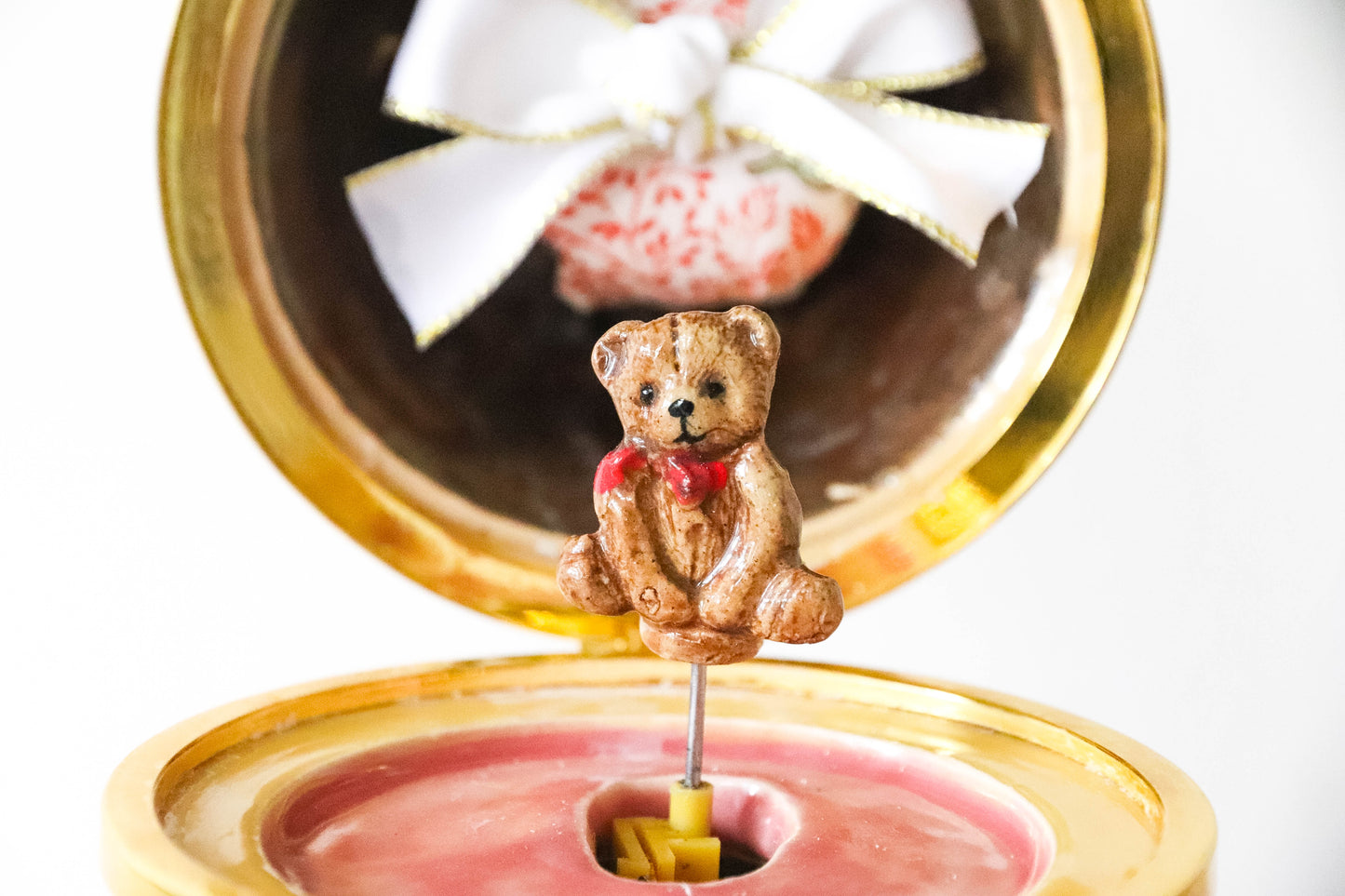 Carousel Stoneware Music Box