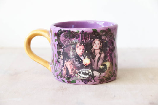 Buffy Purple Gold Mug Large