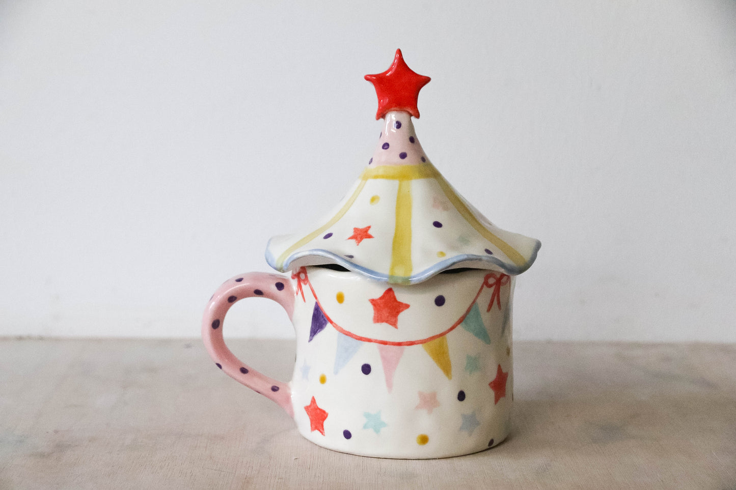 Confetti Tent Lidded Mug