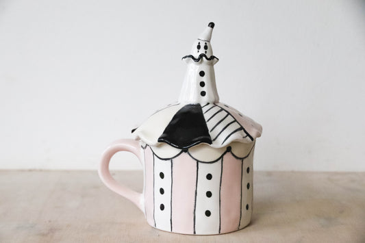 Pierrot Ghost Lidded Mug