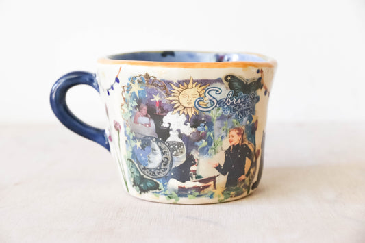 Peekaboo Cat Whimsy Sabrina Mug