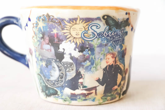 Peekaboo Cat Whimsy Sabrina Mug