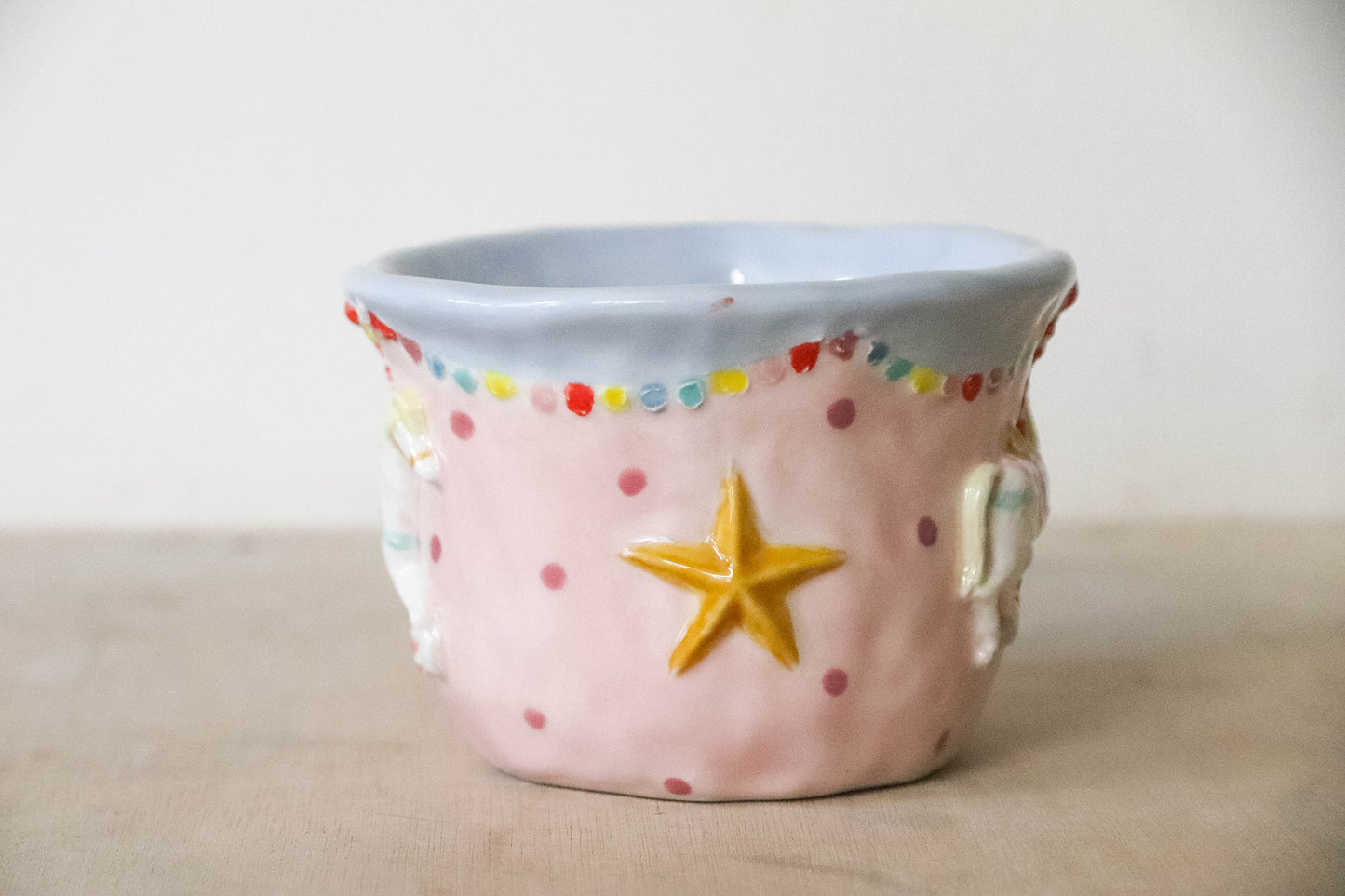 Blue Pink Carousel Mug