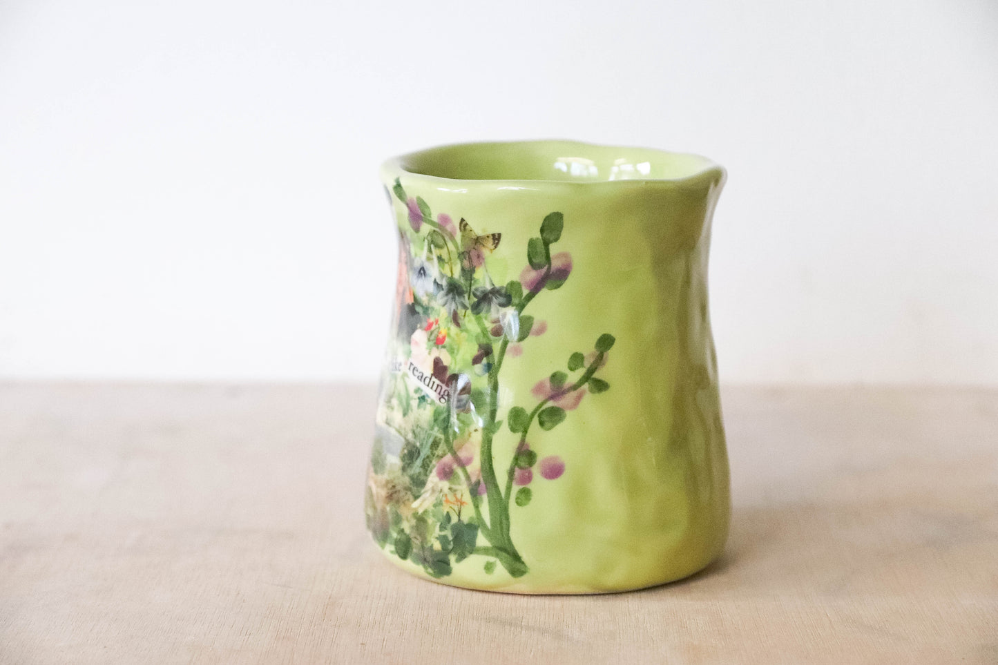 Pride and Prejudice Reading Tulip Mug