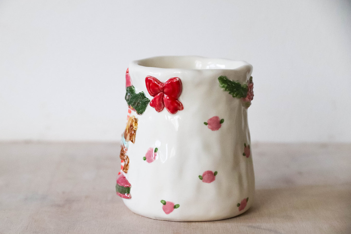 Carousel Brown Horse Tulip Mug - Seconds