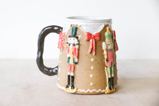 Nutcracker Stoneware Mug - Seconds
