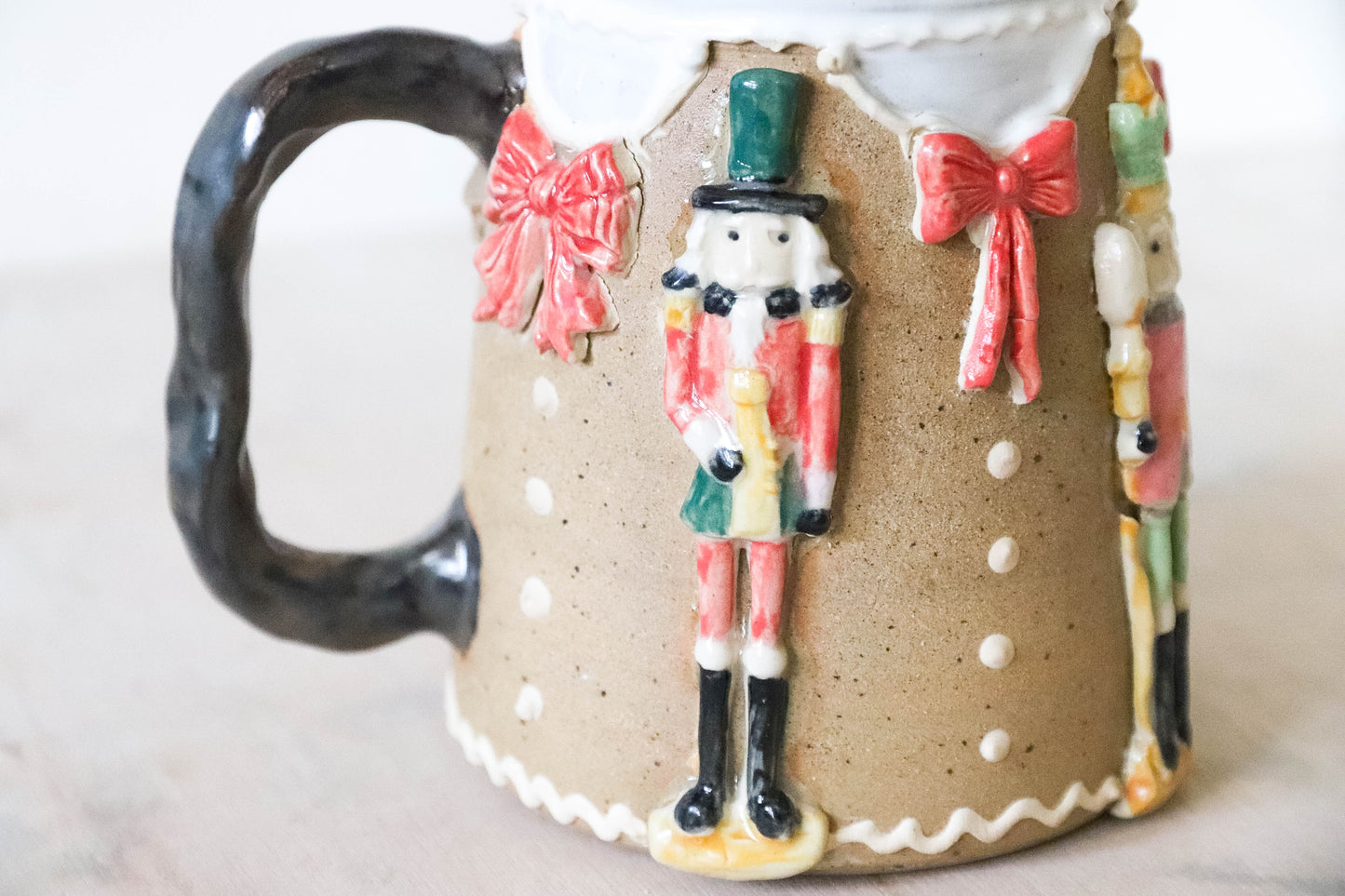 Nutcracker Stoneware Mug - Seconds