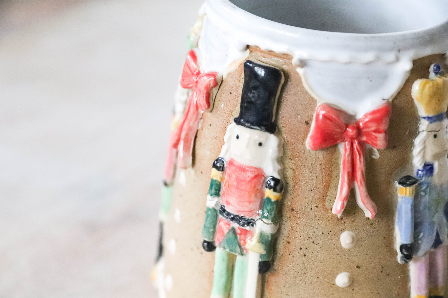 Nutcracker Stoneware Mug - Seconds