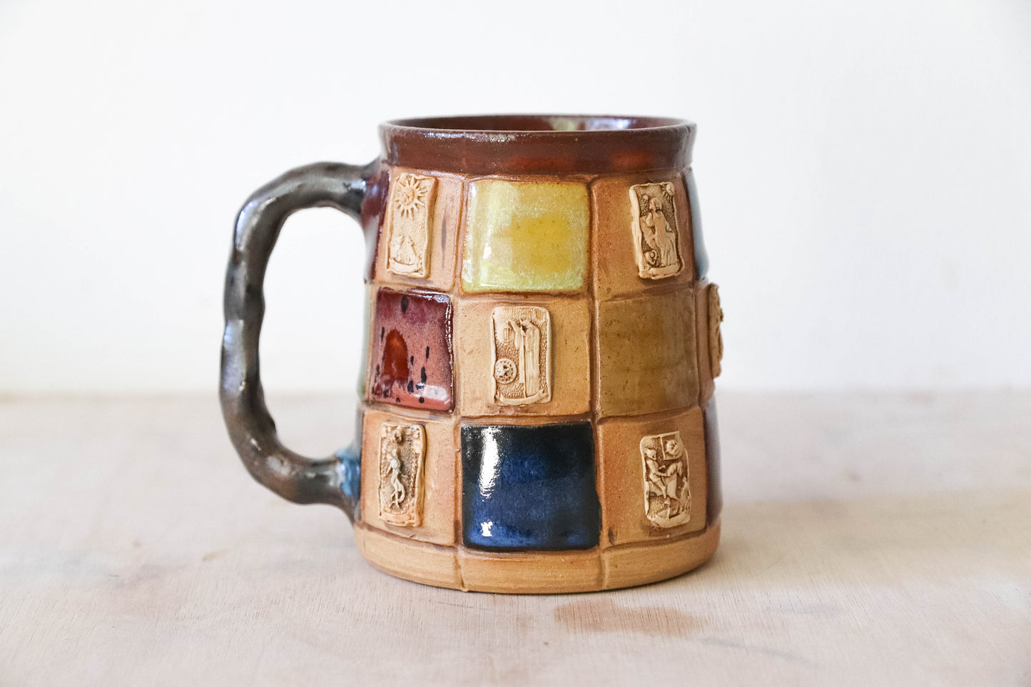 Tarot Patchwork Stoneware Mug