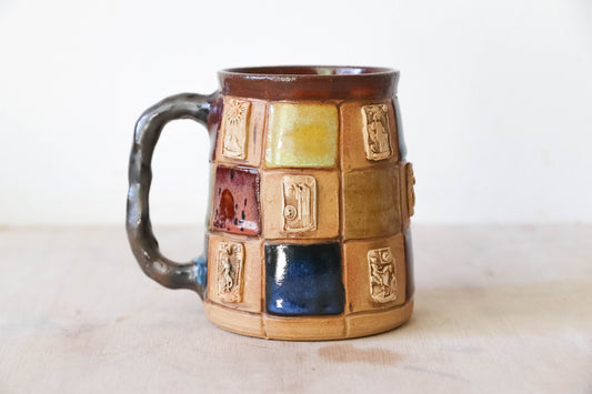 Tarot Patchwork Stoneware Mug