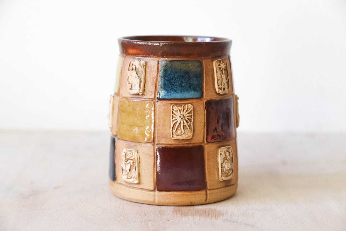 Tarot Patchwork Stoneware Mug