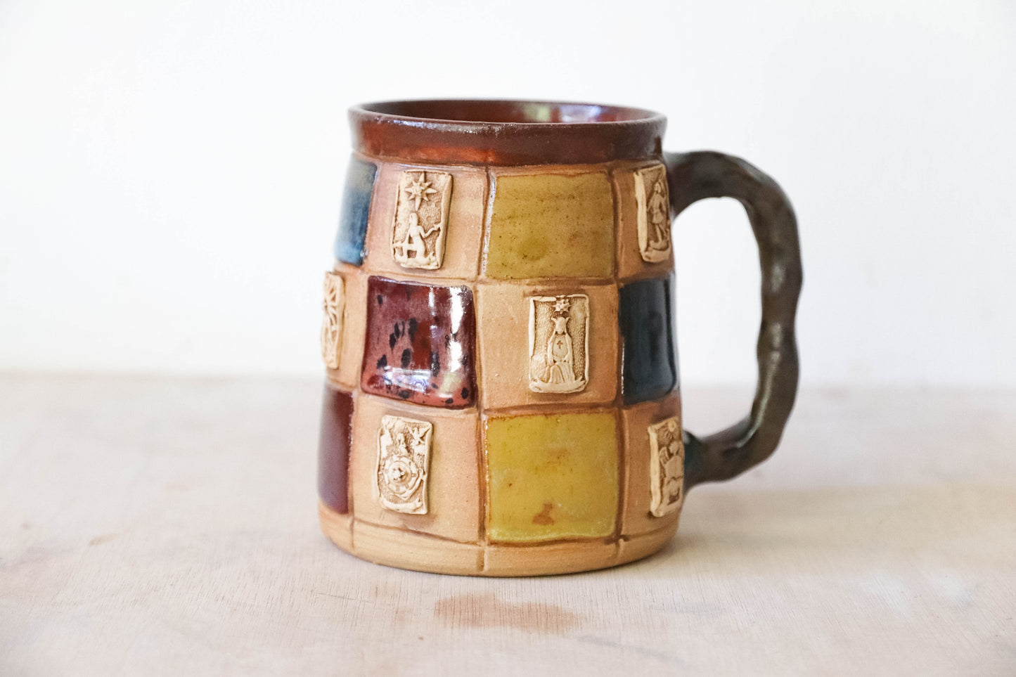 Tarot Patchwork Stoneware Mug