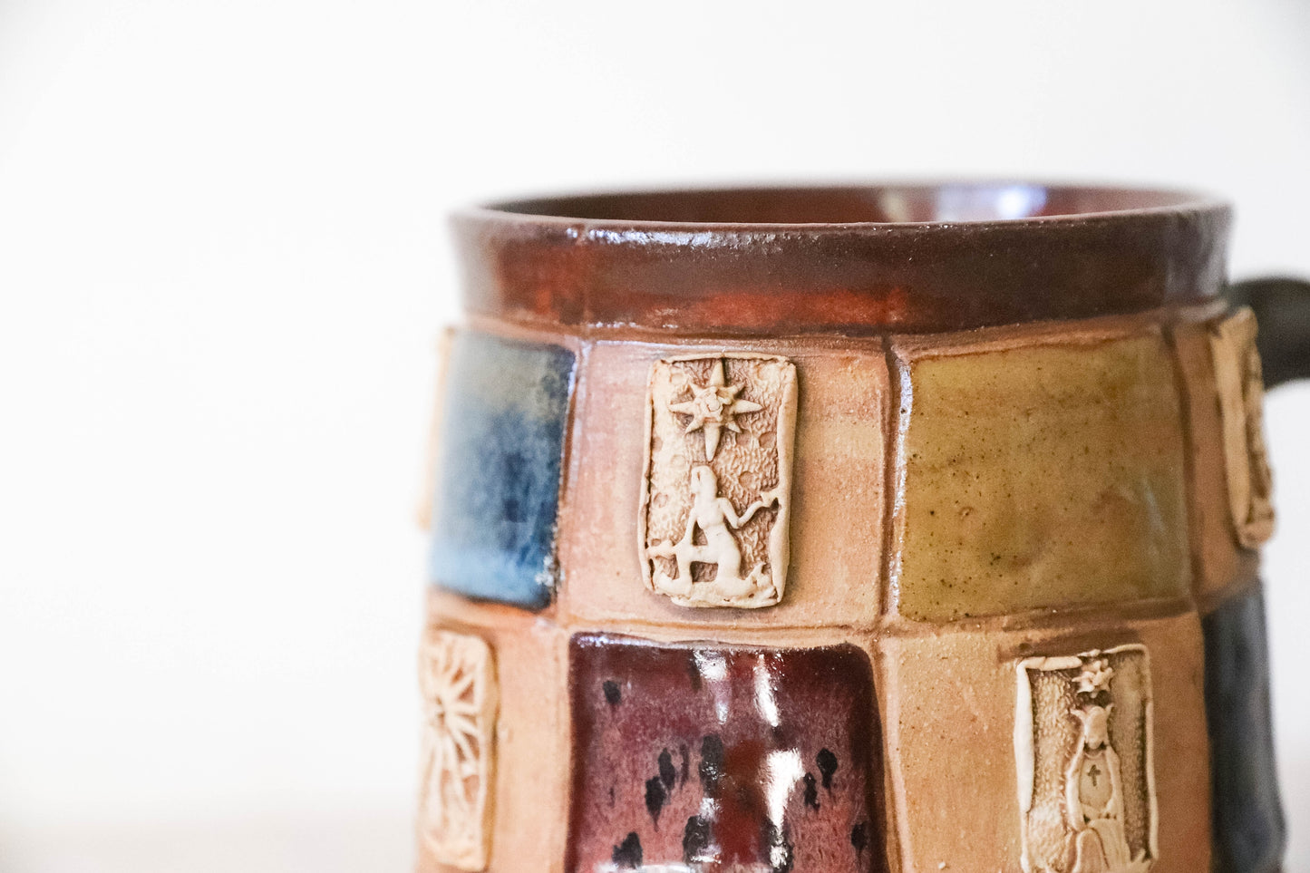 Tarot Patchwork Stoneware Mug