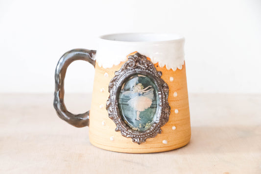 Framed Fairy Stoneware Mug