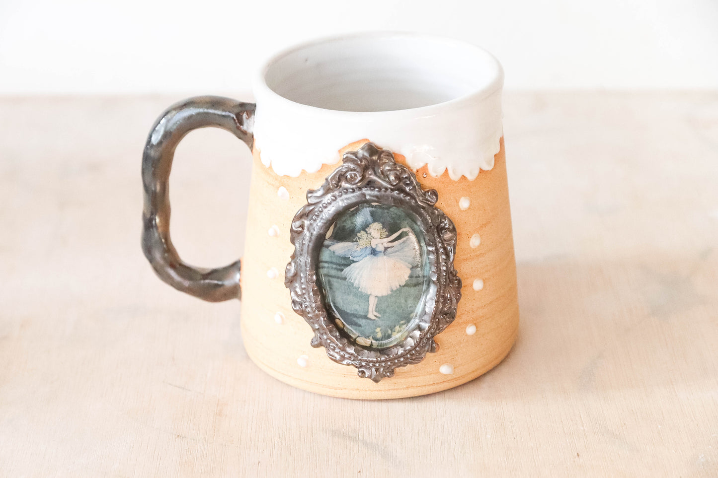 Framed Fairy Stoneware Mug