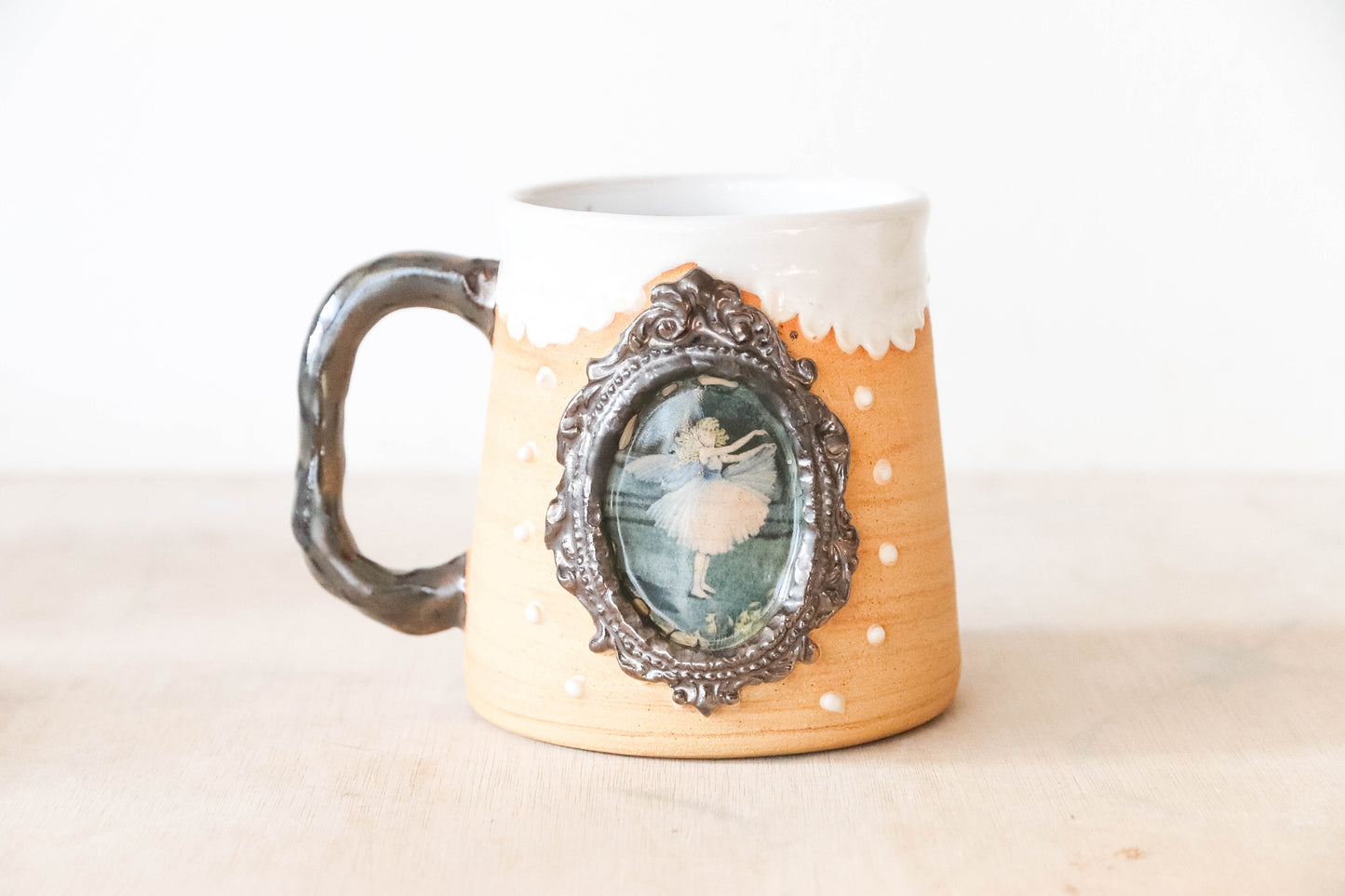 Framed Fairy Stoneware Mug