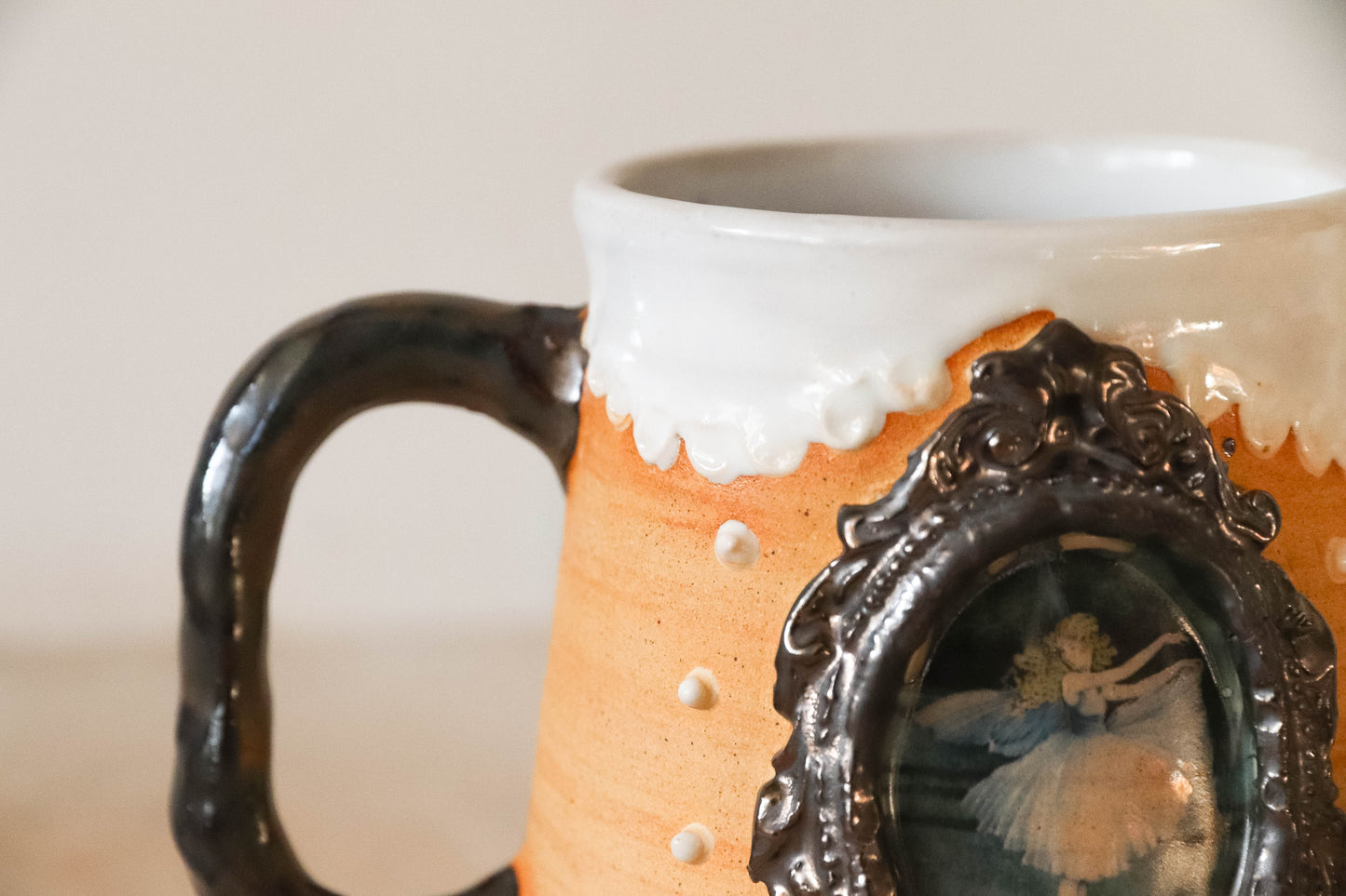 Framed Fairy Stoneware Mug